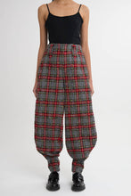 画像をギャラリービューアに読み込む, Scratch Tartan Check Bontan Pants Gray check