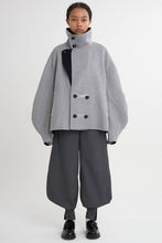 画像をギャラリービューアに読み込む, Stand Collar Rever Coat  2Colors