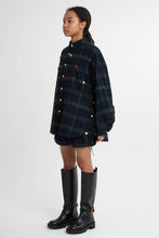 画像をギャラリービューアに読み込む, Scratch Check Flower shirts