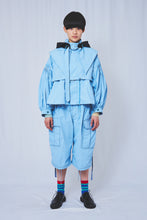 画像をギャラリービューアに読み込む, 4WAY Pin tuck Nylon Short Mods Jacket 4Colors