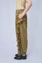 画像をギャラリービューアに読み込む, Perforated nylon Frill Pants 2colors