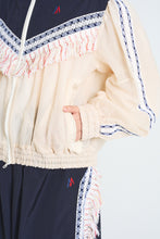 画像をギャラリービューアに読み込む, ! Pre-Order !Fringe Windbreaker Ecru ×Navy