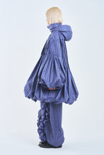 画像をギャラリービューアに読み込む, ! Pre-Order ! Pin tuck Rain Coat Blue Check