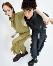 画像をギャラリービューアに読み込む, Perforated nylon jacket 2colors