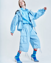 画像をギャラリービューアに読み込む, 4WAY Pin tuck Nylon Short Mods Jacket 4Colors