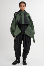 画像をギャラリービューアに読み込む, 4WAY Pin tuck Nylon Short Mountain Jacket Khaki