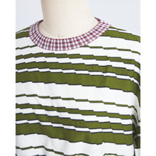 画像をギャラリービューアに読み込む, 2Way Stripe Short Tee 2Colors