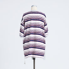 画像をギャラリービューアに読み込む, 2Way Stripe Big Tee 2Colors
