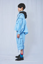 画像をギャラリービューアに読み込む, 4WAY Pin tuck Nylon Short Mods Jacket 4Colors