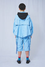 画像をギャラリービューアに読み込む, 4WAY Pin tuck Nylon Short Mods Jacket 4Colors