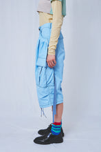 画像をギャラリービューアに読み込む, Pin tuck cargo cropped pants 4colors