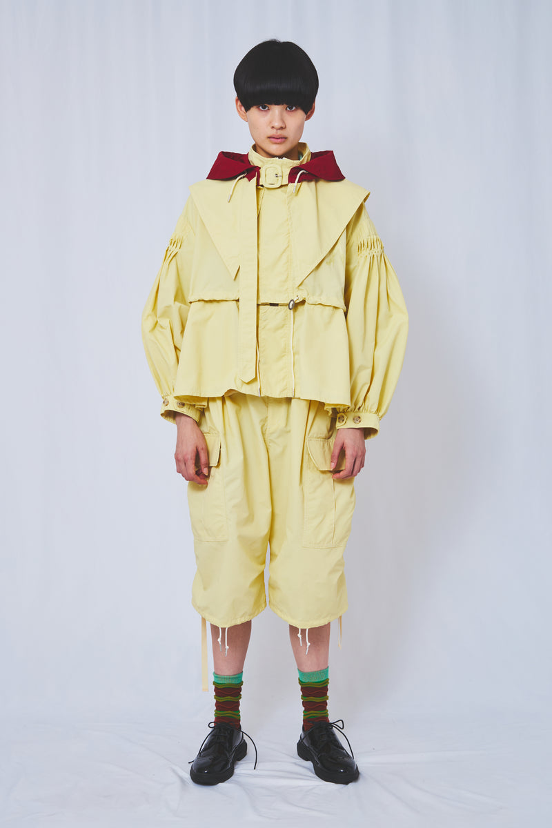 ジャケット・アウター MEGMIURA PIn tuck Mods coat 4WAY Pin tuck Nylon Short Mods Jacket 4Colors – MEGMIURA WARDROBE