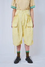 画像をギャラリービューアに読み込む, Pin tuck cargo cropped pants 4colors