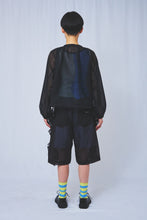 画像をギャラリービューアに読み込む, Reversible see-through Jacket Black