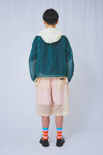 画像をギャラリービューアに読み込む, Reversible see-through Jacket Green