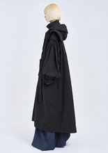 画像をギャラリービューアに読み込む, ! Pre-Order ! 2Way Pin tuck Nylon Sailor Mods Coat Black