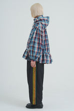 画像をギャラリービューアに読み込む, Perforated Check Anorak Blue Check