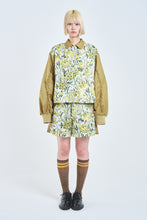 画像をギャラリービューアに読み込む, ! Pre-Order ! Paneled Frill Flight Jacket Flower