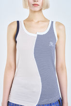 画像をギャラリービューアに読み込む, ! Pre-Order ! Wave Tank Top Blue × Beige