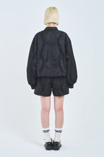 画像をギャラリービューアに読み込む, ! Pre-Order ! Paneled Frill Flight Jacket Gingham Check