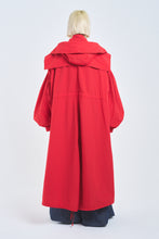 画像をギャラリービューアに読み込む, ! Pre-Order ! 2Way Pin tuck Nylon Sailor Mods Coat Red