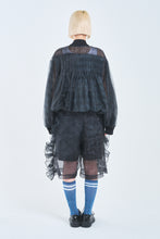 画像をギャラリービューアに読み込む, ! Pre-Order ! Reversible See-through Pin tuck MA-01 Black Check