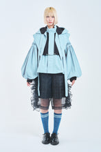 画像をギャラリービューアに読み込む, ! Pre-Order ! 4Way Pin tuck Nylon Mountain Jacket Sky × Black