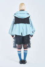 画像をギャラリービューアに読み込む, ! Pre-Order ! 4Way Pin tuck Nylon Mountain Jacket Sky × Black