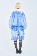 画像をギャラリービューアに読み込む, ! Pre-Order ! Reversible See-through Pin tuck MA-01 Blue Check
