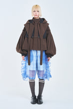 画像をギャラリービューアに読み込む, ! Pre-Order ! 4Way Pin tuck Nylon Mountain Jacket Brown × Black