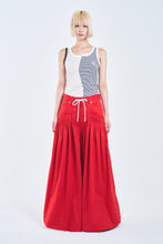 画像をギャラリービューアに読み込む, ! Pre-Order ! Pin tuck Baggy Pants Red