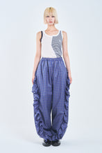 画像をギャラリービューアに読み込む, ! Pre-Order !Frill Pants Blue Check