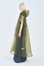 画像をギャラリービューアに読み込む, ! Pre-Order ! See-through French Sleeve Cape. Khaki