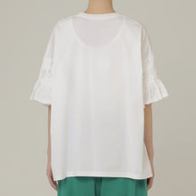 画像をギャラリービューアに読み込む, Pin tuck tee 2Color