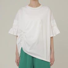 画像をギャラリービューアに読み込む, Pin tuck tee 2Color