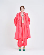 画像をギャラリービューアに読み込む, 2WAY Pin tuck Nylon Long Mods coat 4colors