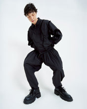 画像をギャラリービューアに読み込む, Wavy Frill Flight jacket 2colors