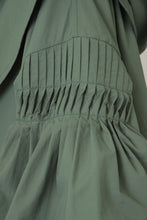画像をギャラリービューアに読み込む, 2Way Pin tuck Nylon Long Mods coat  4Color
