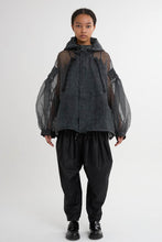 画像をギャラリービューアに読み込む, See-thorough Gingham Check Anorak Monotone Check
