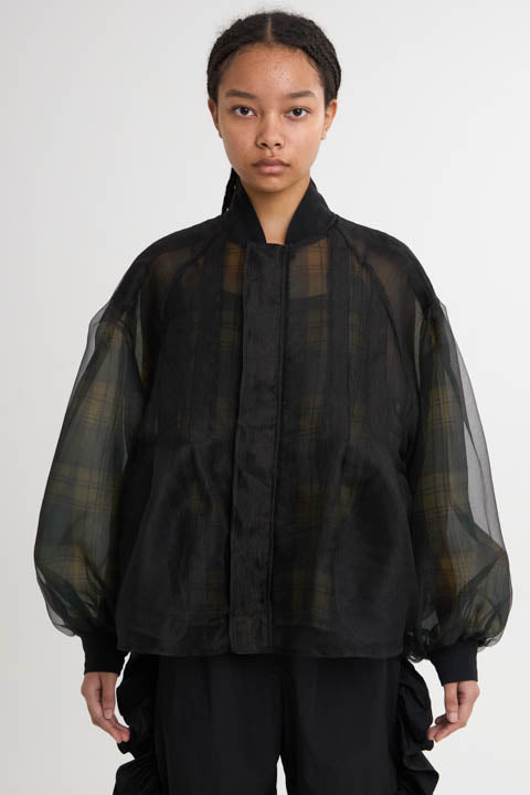 See-thorough Tartan check MA-01　2Colors