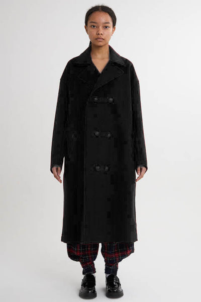 Long P Coat  Black