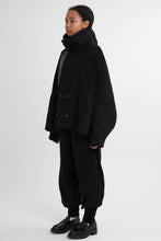 画像をギャラリービューアに読み込む, Stand Collar Rever Coat  2Colors
