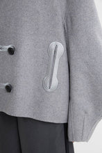 画像をギャラリービューアに読み込む, Stand Collar Rever Coat  2Colors
