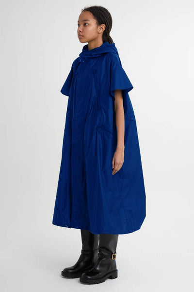 UV cut Long Cape Blue