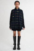 画像をギャラリービューアに読み込む, Scratch Check Flower shirts
