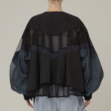 画像をギャラリービューアに読み込む, V Neck Layered Windbreaker 3Color
