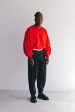 画像をギャラリービューアに読み込む, Pin tuck long sleeve tee  Red
