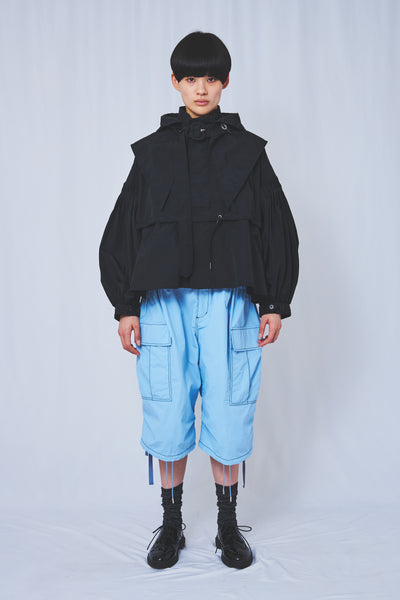 UV-Protective 4-Way Stretch Pin-Tuck Short Mods Coat (2 Colors) <UV CAMPAIGN>