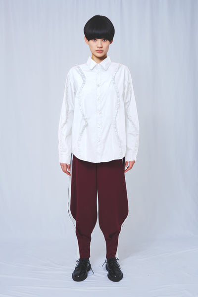 Wavy Frill Shirt 3colors