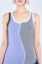 画像をギャラリービューアに読み込む, ! Pre-Order !　  Wave Tank Top  Blue × Black
